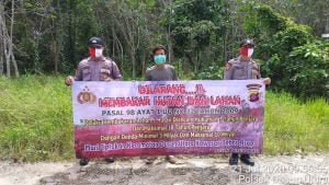 Polsek Dusut Sosialisasi Karhutla