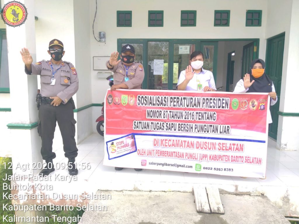 Cegah Pungli Polsek Dusun Selatan Gencar Laksanakan Sosialisasi