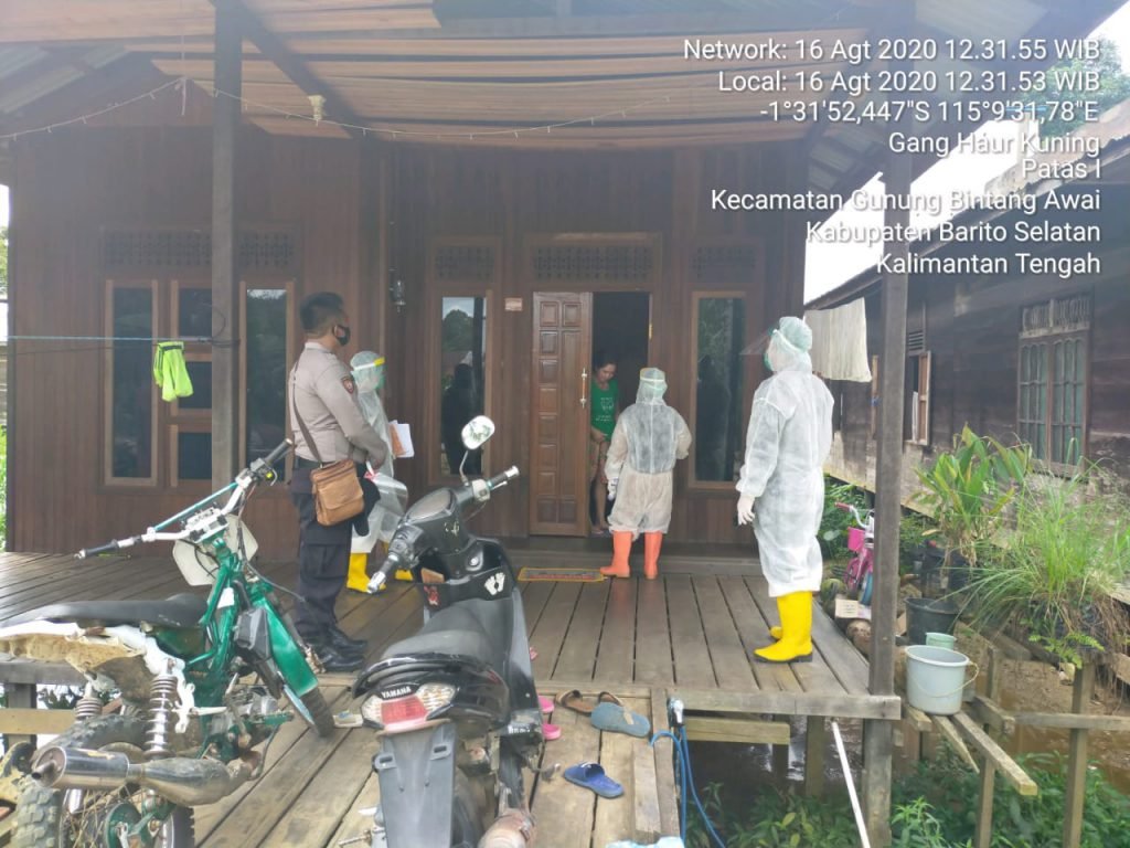 Polsek GBA Kawal Pelaksanaan Tracking Contect