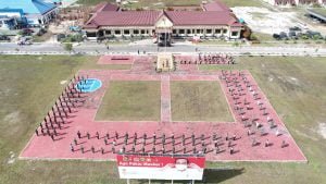 Dandim Dan Prajurit TNI Serbu Mapolres