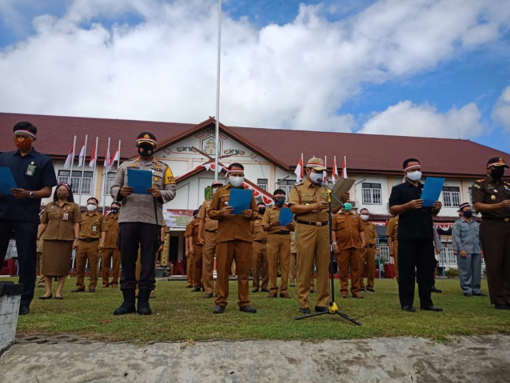 Pemkab Deklarasi Bermasker Dan Pilkada Damai