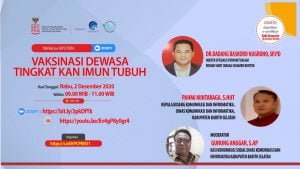 Webinar Vaksinasi Dewasa Digelar