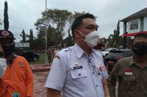 BPBD Bangun Tenda Isoman Covid19