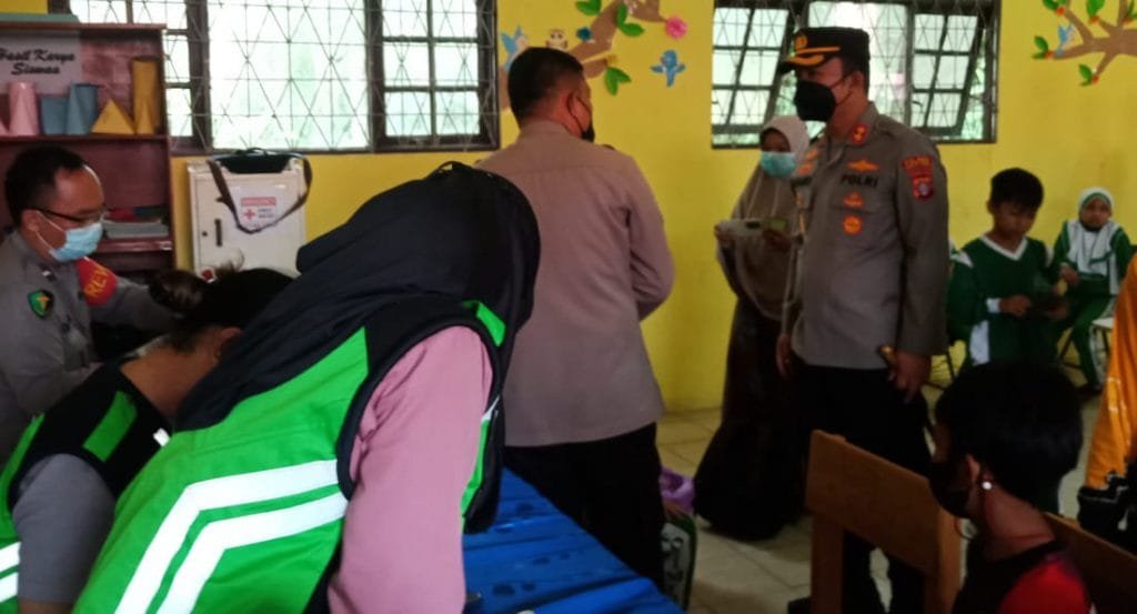 Polres Dorong Percepatan Vaksinasi