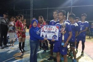 DPC Demokrat Juara I Bola Volly AHY
