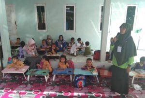 Georgia Juara 1 Lomba Mewarna