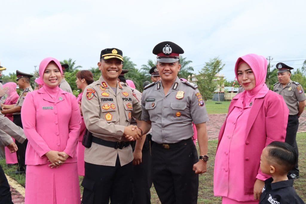 Polres Barsel Gelar Upacara Korp Raport