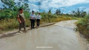 Pj. Bupati Tinjau Ruas Jalan Wungkur Baru – Barung