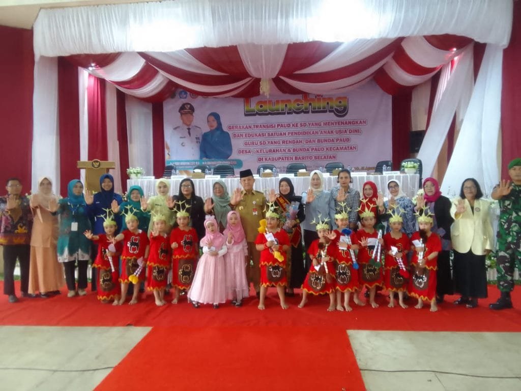 Pj Bupati Barsel Lauching Gerakan Transisi PAUD ke SD