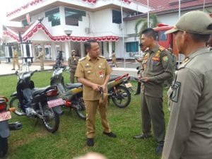 Pj Bupati Periksa Sarpas Pol PP dan Damkar