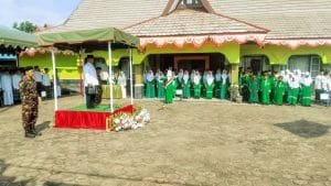 Baca Sholawat dan Apel Hari Santri