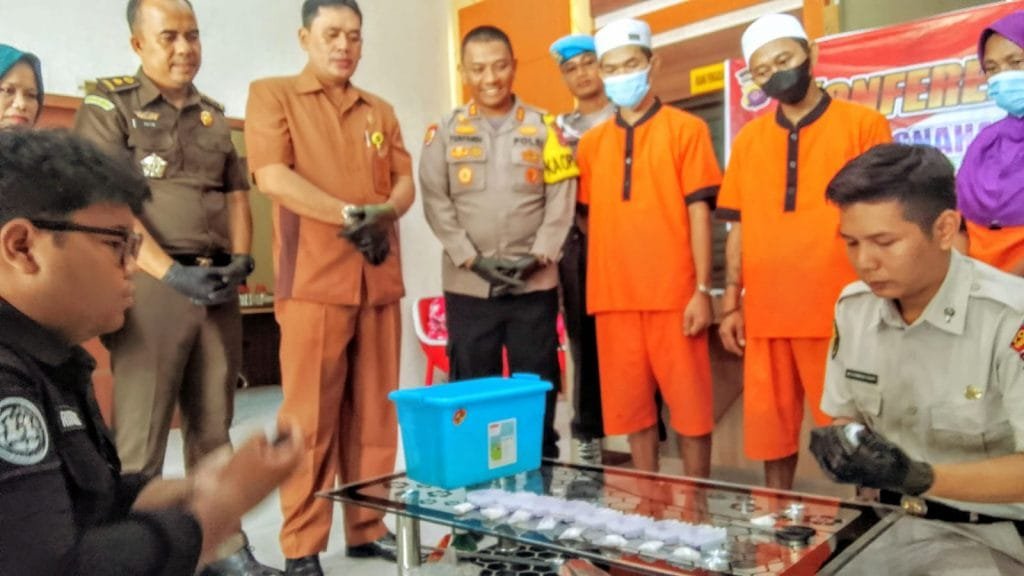 Barang Bukti Sabu Seberat 45 Gram Lebih Dimusnahkan