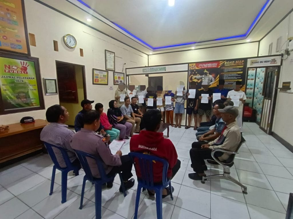 Karena Tauran 11 Pelajar Diamankan