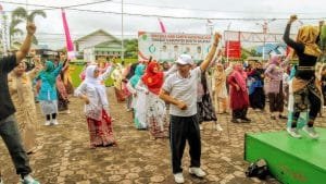 Kemenag Barsel Gelar Senam Berkebaya