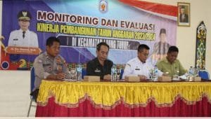 Monev Kinerja Pembangunan di Kecamatan Laung Tuhup