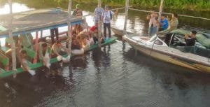 Pelepasliaran Arwana Red Banjar di Danau Malawen