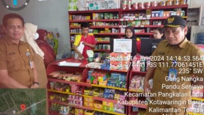 Disperindagkop UKM Kobar Gelar Pengawasan Perijinan Usaha Toko Swalayan untuk Tingkatkan Kepatuhan dan Pemberdayaan UKM