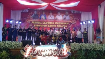 Festival Olahraga Masyarakat Resmi Dimulai di Barito Selatan