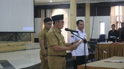 Pj Bupati Bartim: Pentingnya Implementasi Undang-Undang Desa dalam Pelantikan DPC APDESI Kabupaten Barito Timur
