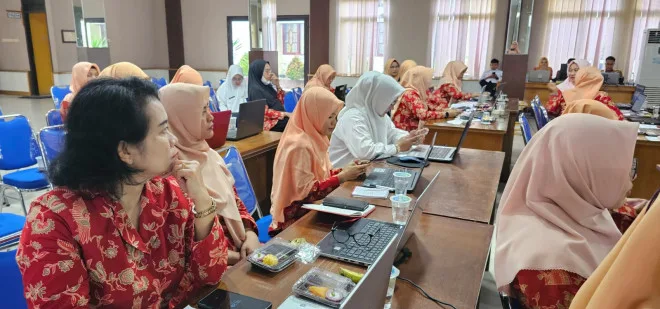 DWP Kobar Gelar Pelatihan E-Reporting, Tingkatkan Kompetensi Admin dengan Teknologi AI