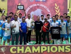 Asisten III Setda Mura Menutup Turnamen Futsal Pj Bupati Cup 2024