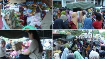 Pemkab Mura Gelar Gerakan Pangan Murah di Kecamatan Laung Tuhup