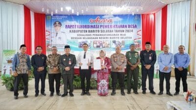 Pj Bupati Barito Selatan Dorong Penyesuaian Penyelenggara Pemdes dengan UU Baru dalam Rakor Pemdes