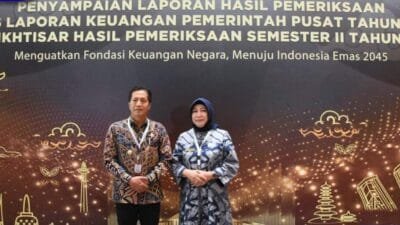 Pj Bupati dan Ketua DPRD Barito Utara Hadiri Penyampaian LHP LKPP 2023