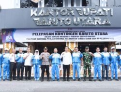Pj Bupati Barito Utara Resmi Lepas Kontingen Seleksi Pra-Popnas 2024