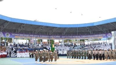 Upacara HUT Ke-74 Kabupaten Barito Utara: Wagub Kalteng Bertindak Sebagai Inspektur