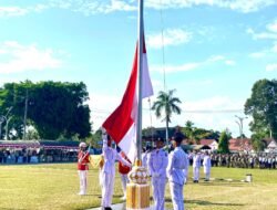 Upacara Penurunan Bendera Merah Putih di Barito Timur Berjalan Lancar