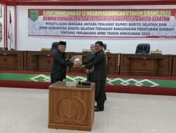 Pemkab Barito Selatan dan DPRD Sahkan Raperda APBD-P 2024 Menjadi Perda: Langkah Strategis Menuju Pembangunan Daerah