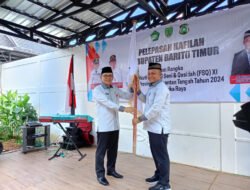 Pj Bupati Barito Timur Lepas Kafilah Festival Seni dan Qasidah XI untuk Bertanding di Palangka Raya
