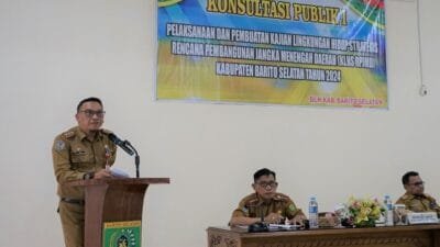 Pemkab Barito Selatan Gelar Konsultasi Publik I KLHS RPJMD Tahun 2024