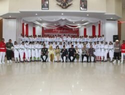 Pj Bupati Murung Raya Kukuhkan Anggota Paskibraka 2024