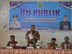 Uji Publik Raperda Penyelenggaraan Kearsipan Kabupaten Barito Selatan