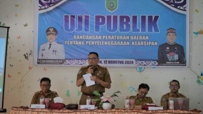 Uji Publik Raperda Penyelenggaraan Kearsipan Kabupaten Barito Selatan