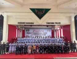 Pj Bupati Barito Selatan Kukuhkan 50 Anggota Paskibraka 2024 untuk HUT RI ke-79