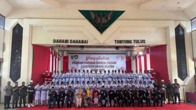 Pj Bupati Barito Selatan Kukuhkan 50 Anggota Paskibraka 2024 untuk HUT RI ke-79