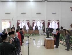 Pj Bupati Barsel Resmikan Pelantikan 25 Anggota DPRD Barito Selatan Periode 2024-2029