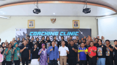 Pj. Bupati Drs. Muhlis Resmikan Coaching Clinic dan Technical Meeting I Drum Corps North Barito 2024