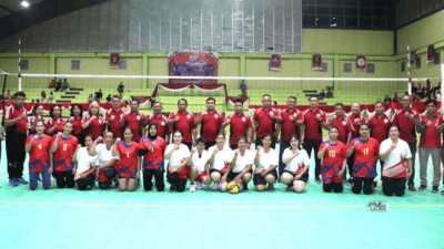 Pemkab Mura Resmi Buka Turnamen Bola Voli Pj Bupati Cup 2024