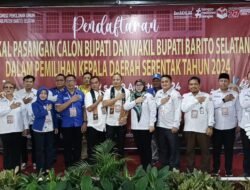 Eddy Raya Samsuri dan Khristianto Yudha Resmi Daftar ke KPU Barito Selatan untuk Pilkada 2024