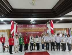 H. Pe’i dan Ina Prayawati Resmi Daftar ke KPU Barito Selatan, Targetkan Menang di Pilkada