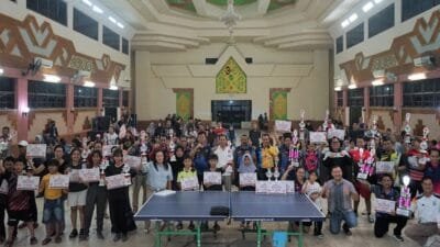 Meriah! Turnamen Tenis Meja PJ Bupati Cup 2024 Resmi Ditutup, Atlet Lokal Bersinar