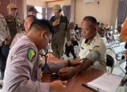 Sambut HUT Bhayangkara ke-79, Polres Barsel Gelar Bakti Kesehatan Donor Darah