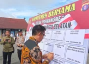 Ideham Apresiasi Apel Bersama Tolak Premanisme di Polres Barsel
