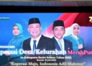 Pemkab Barsel Launching 86 Koperasi Merah Putih Dorong Kemandirian Ekonomi Desa