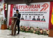 HUT Bhayangkara ke-79, Bupati Barsel Dorong Polri Lebih Humanis dan Presisi