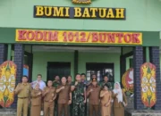 Bupati Barsel Kunjungi Kodim 1012 Buntok